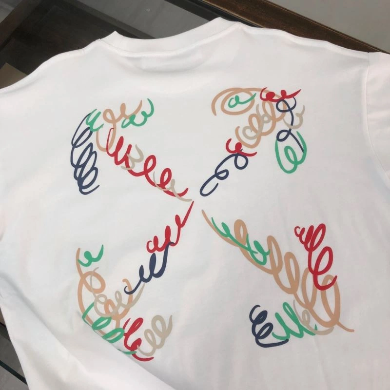 Off White T-Shirts Sleek 146741