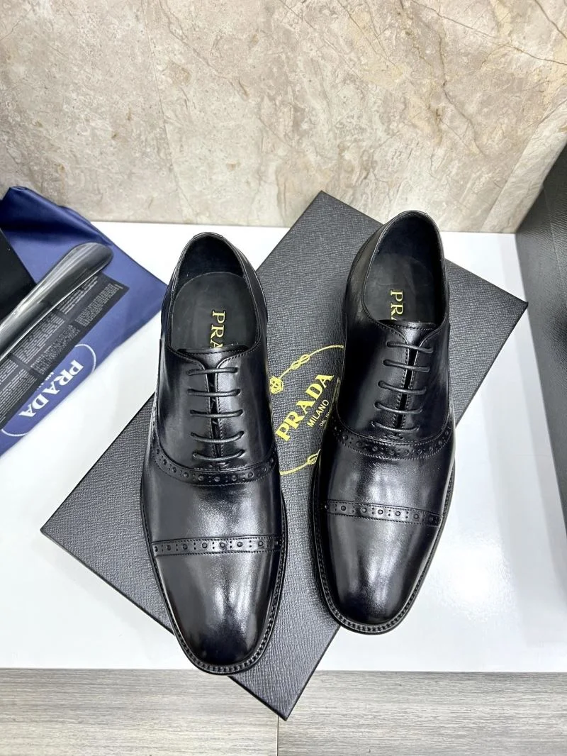 SmoothTexture Prada Business Shoes 35709