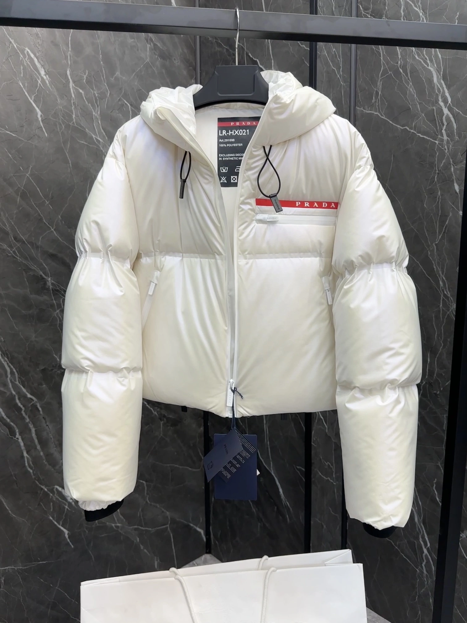 ZipUp Prada Down Jackets 172754