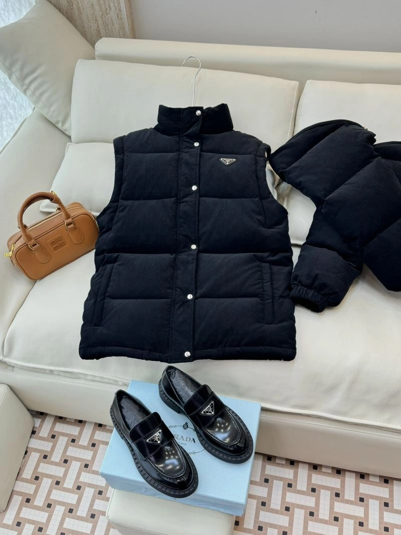 Prada Down Jackets SmoothTexture 172243