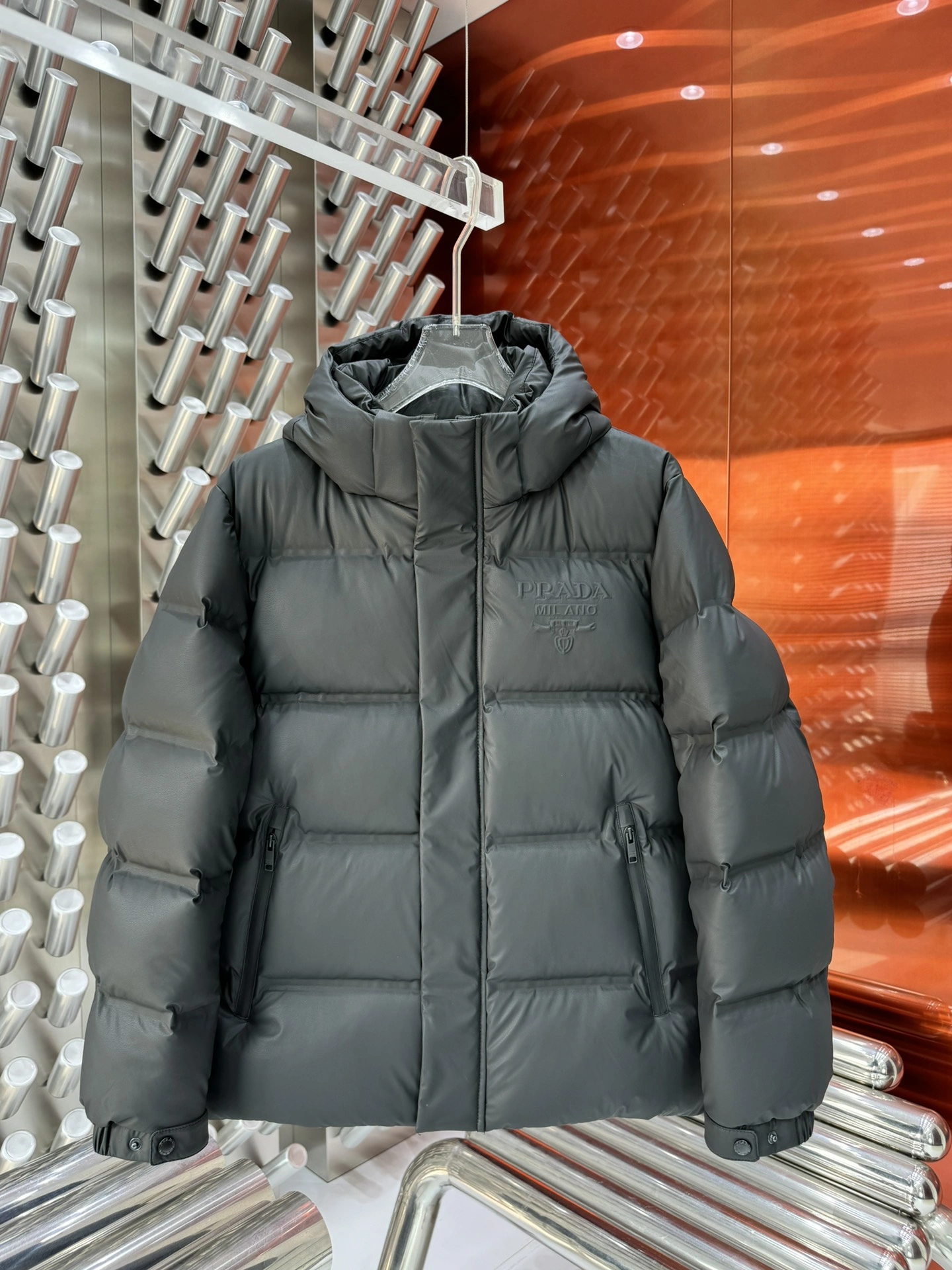 Prada Down Jackets SmoothTexture 172290