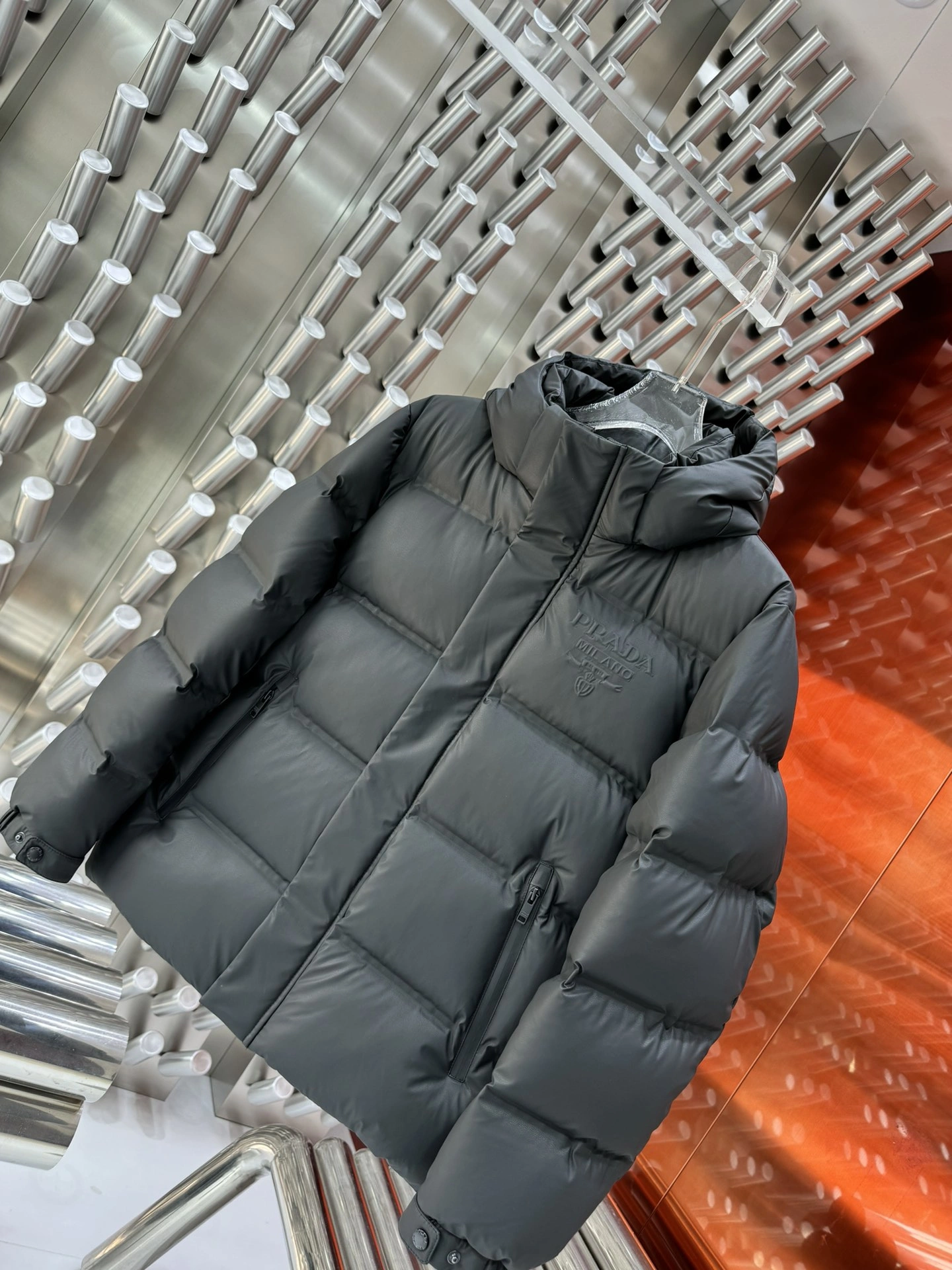 Prada Down Jackets SmoothTexture 172290