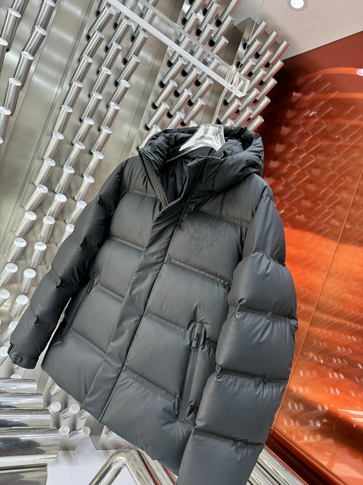 Prada Down Jackets SmoothTexture 172290