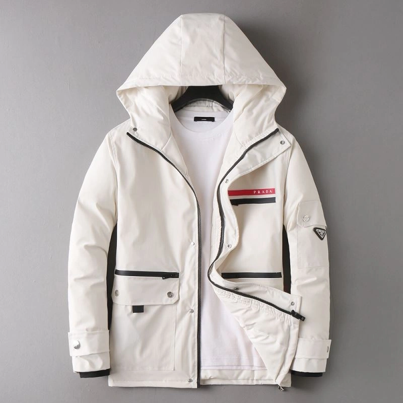 ZipUp Prada Down Jackets 171928