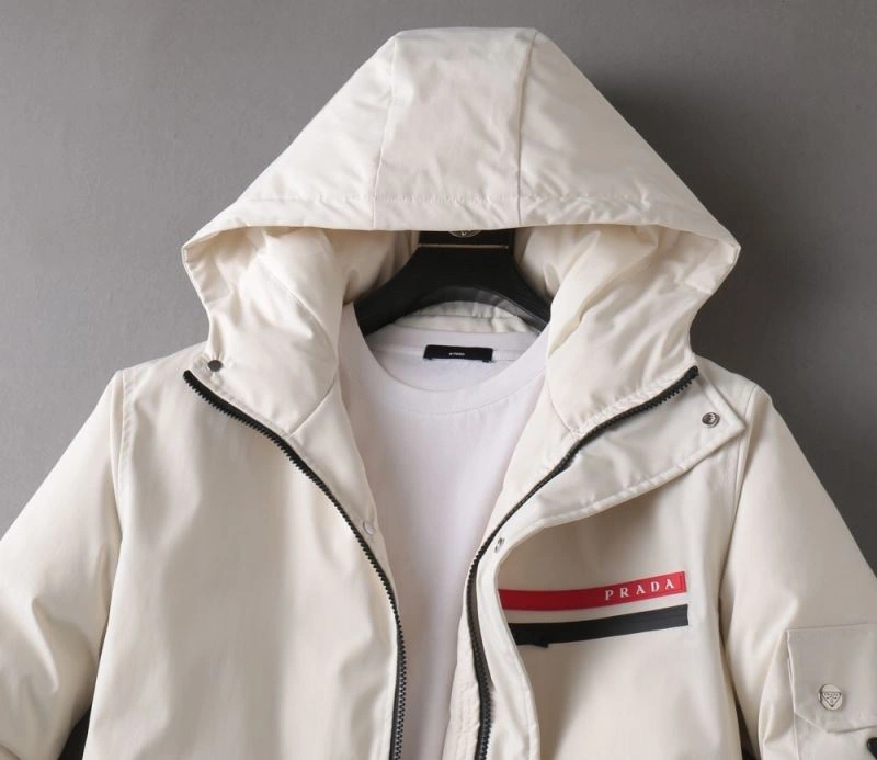 ZipUp Prada Down Jackets 171928