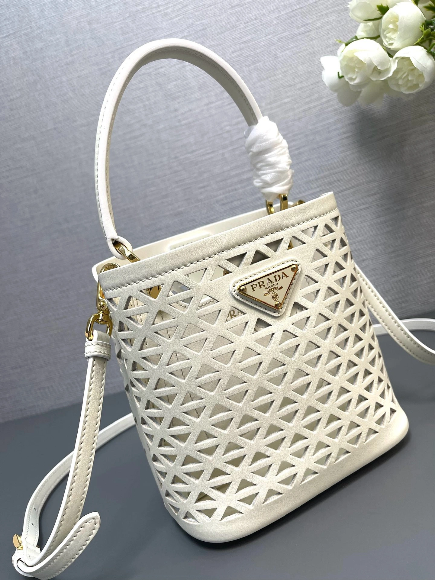Comfortable Prada Drawstring Bags 73657