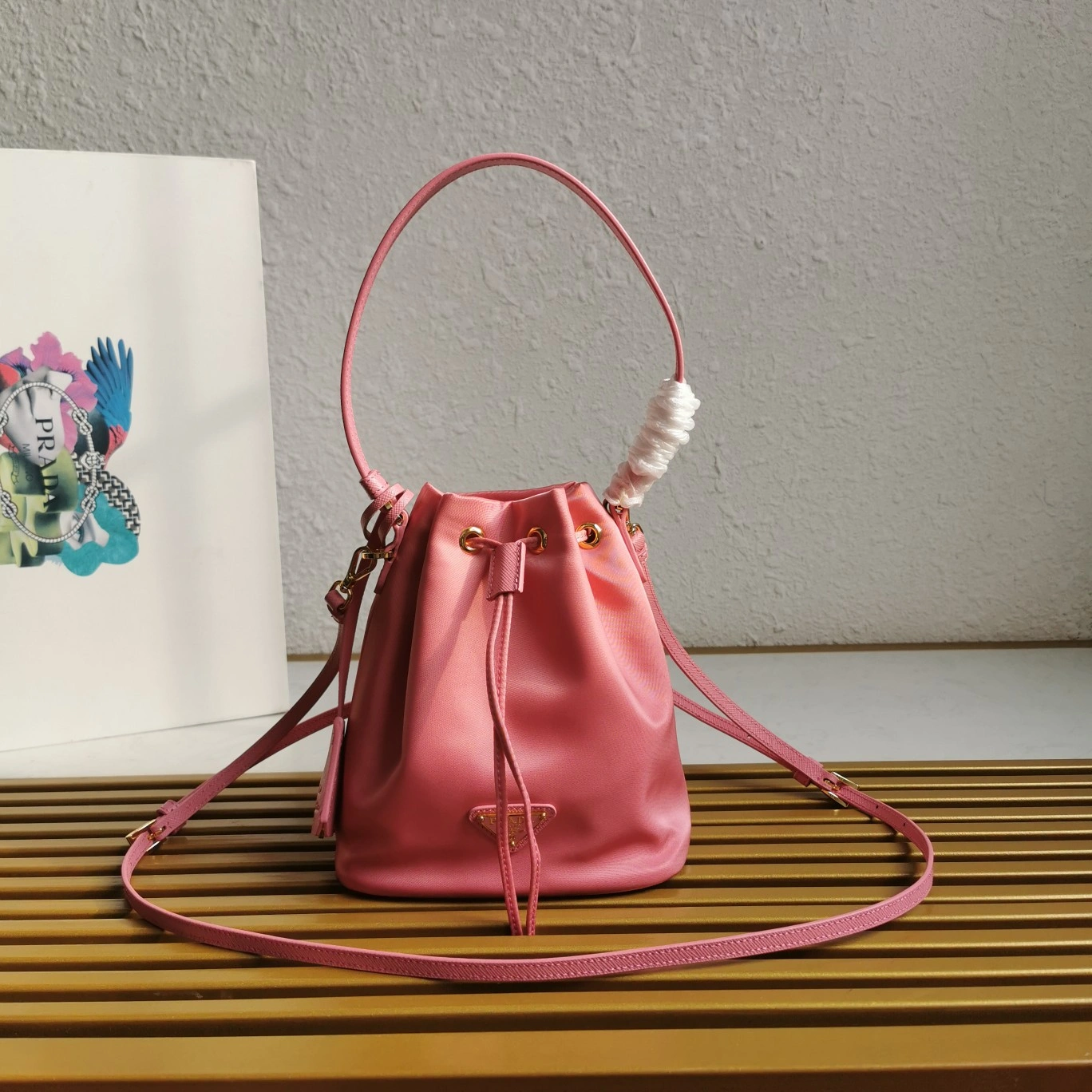 Minimalist Prada Drawstring Bags 73626