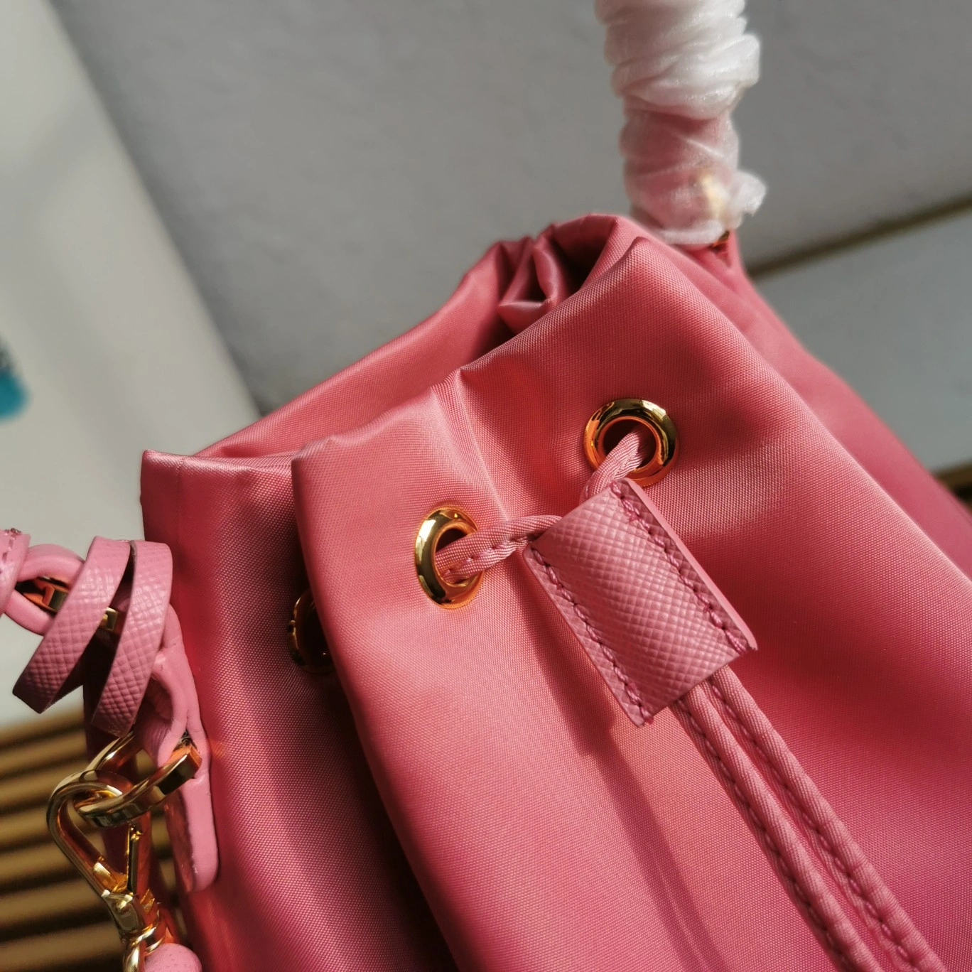 Minimalist Prada Drawstring Bags 73626