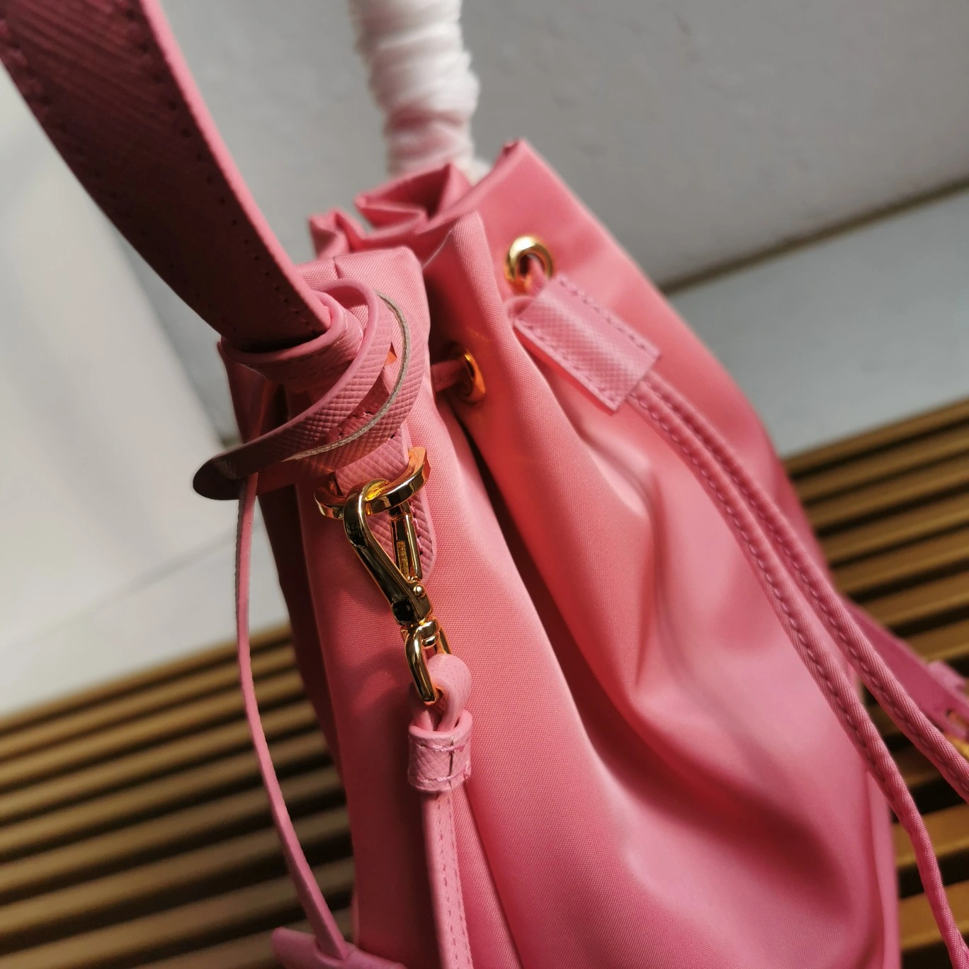 Minimalist Prada Drawstring Bags 73626