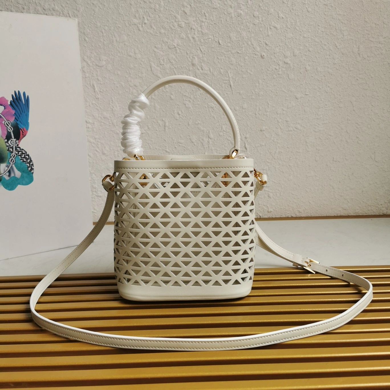 WaterResistant Prada Drawstring Bags 73749