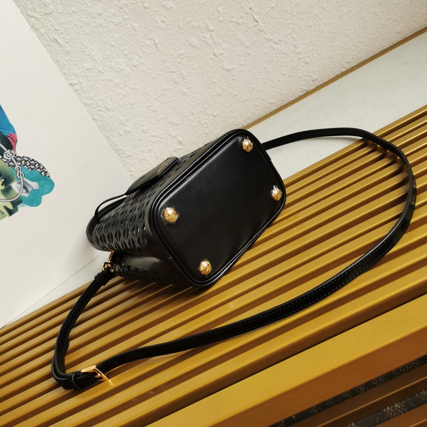 SmoothTexture Prada Drawstring Bags 73660