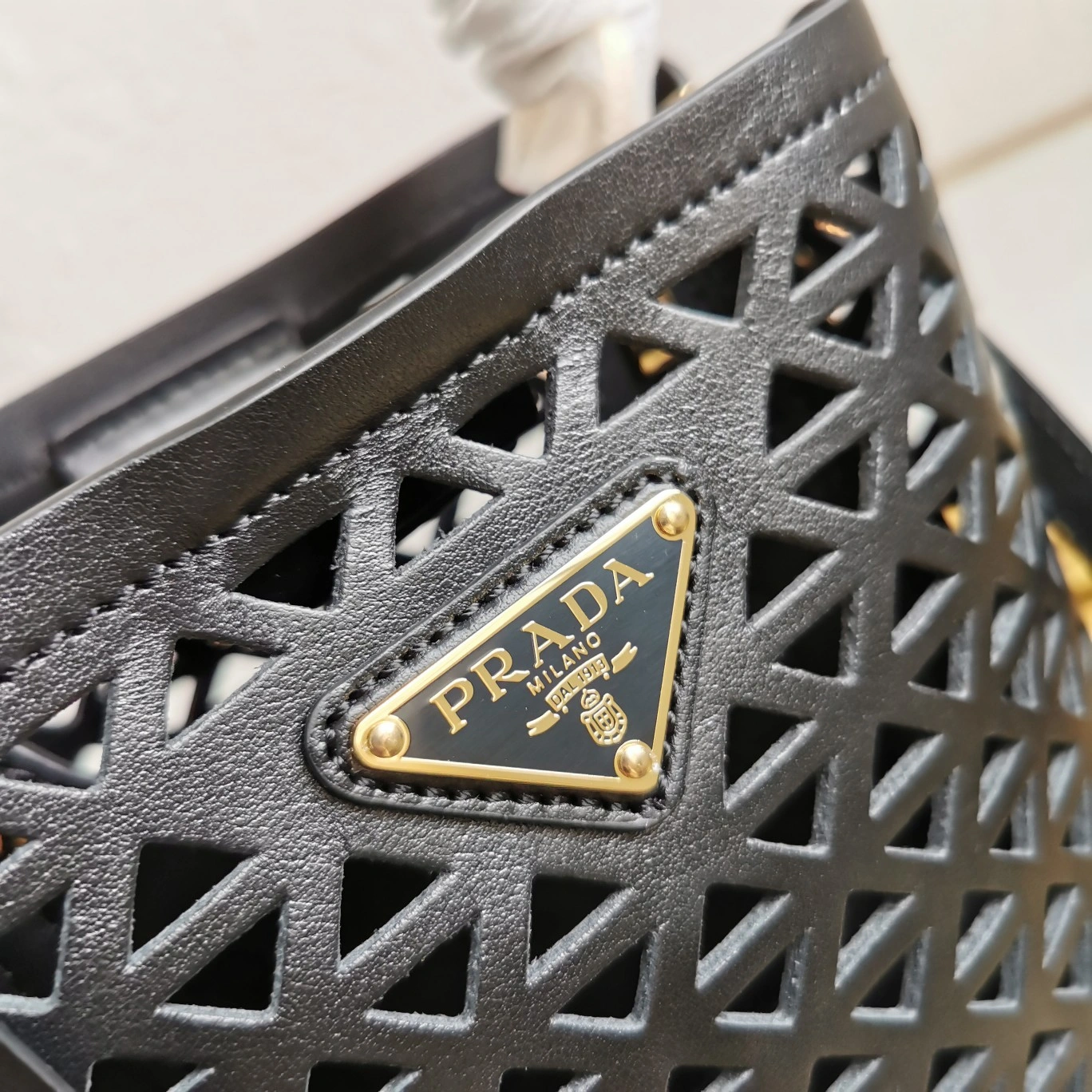 SmoothTexture Prada Drawstring Bags 73660