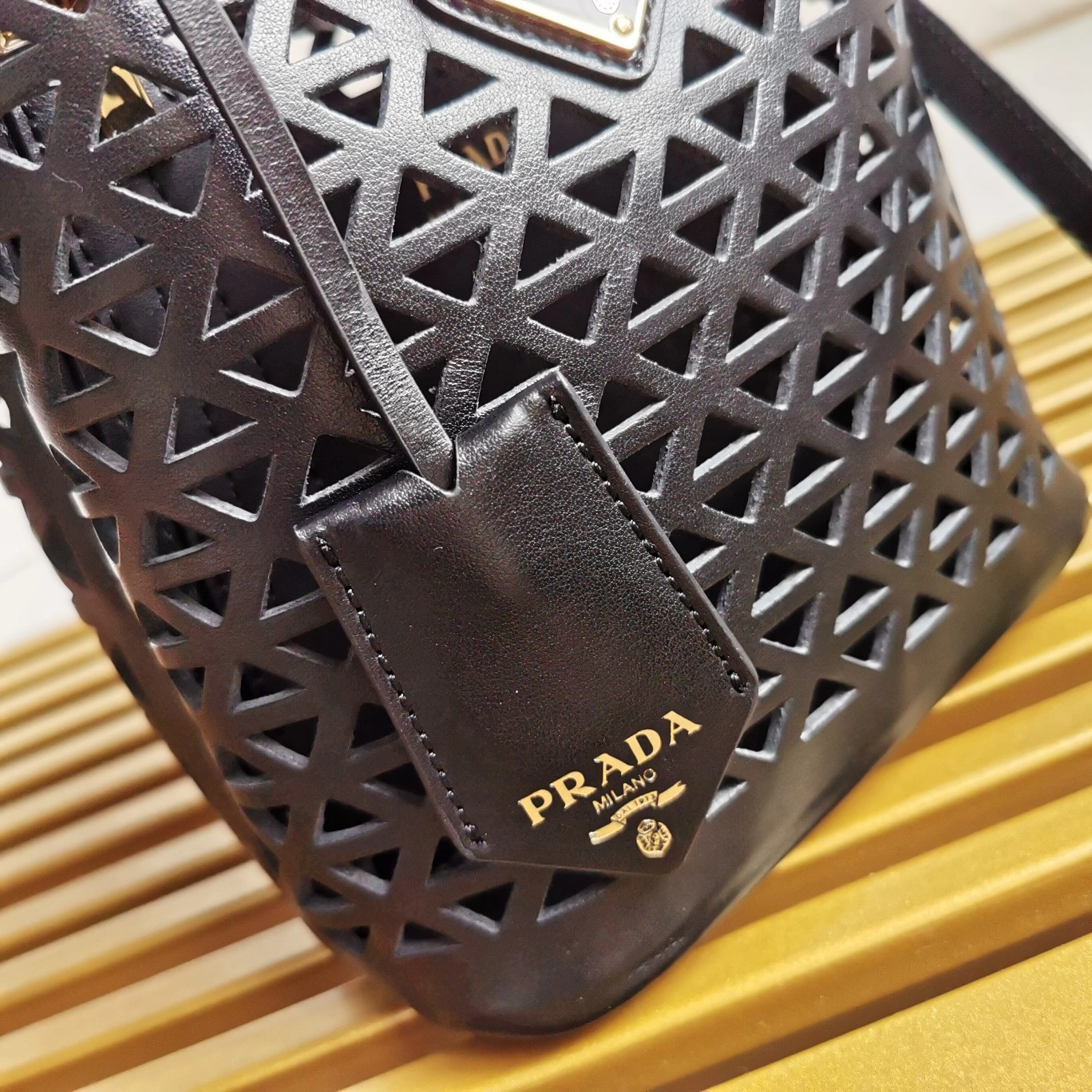 SmoothTexture Prada Drawstring Bags 73660