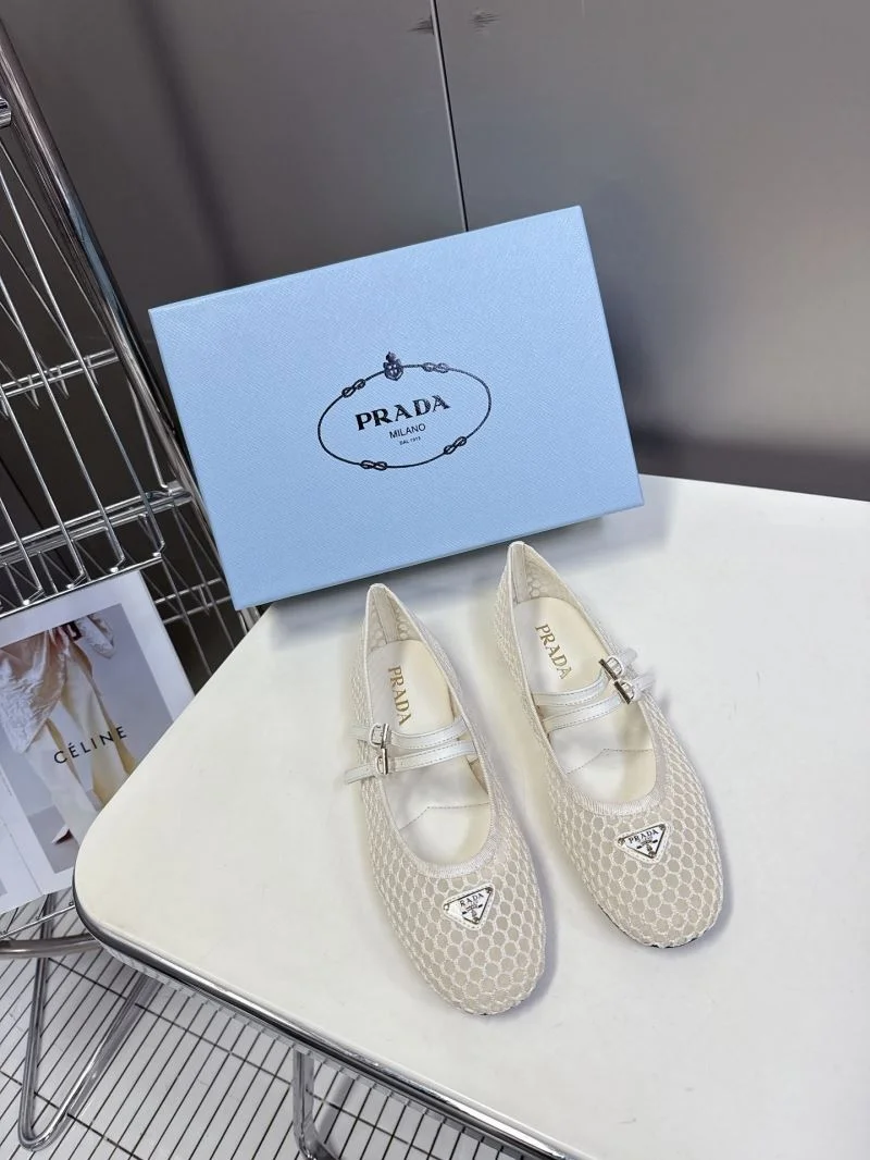 MoistureWicking Prada Flat Shoes 34872