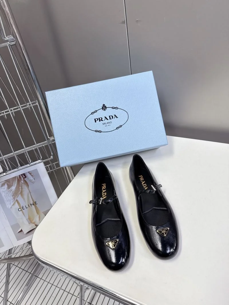 SmartChoice Prada Flat Shoes 34858