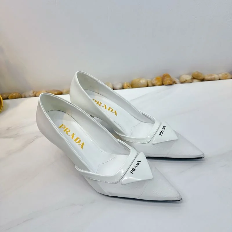 RelaxedFit Prada Heeled Shoes 34853