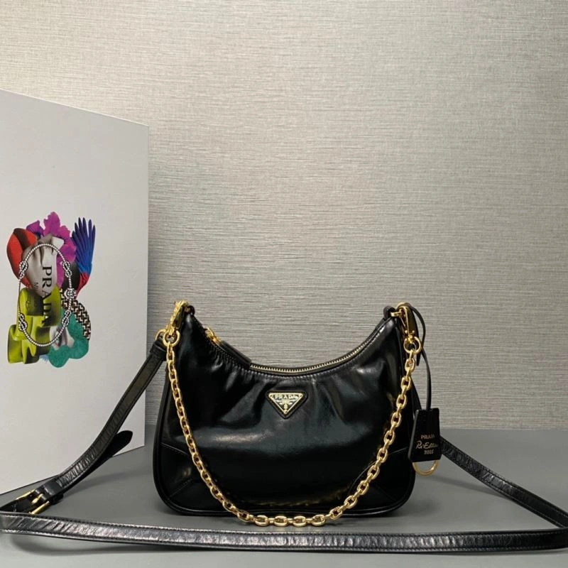 Prada Hobo Bags Neat 75136