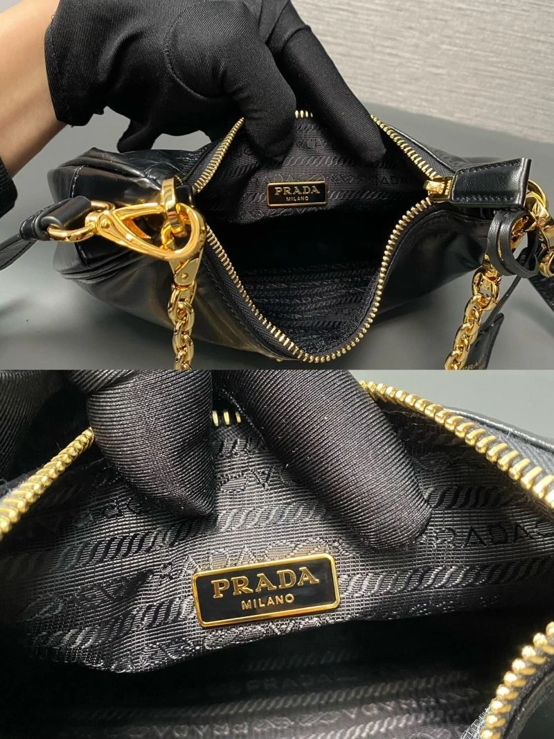 Prada Hobo Bags Neat 75136