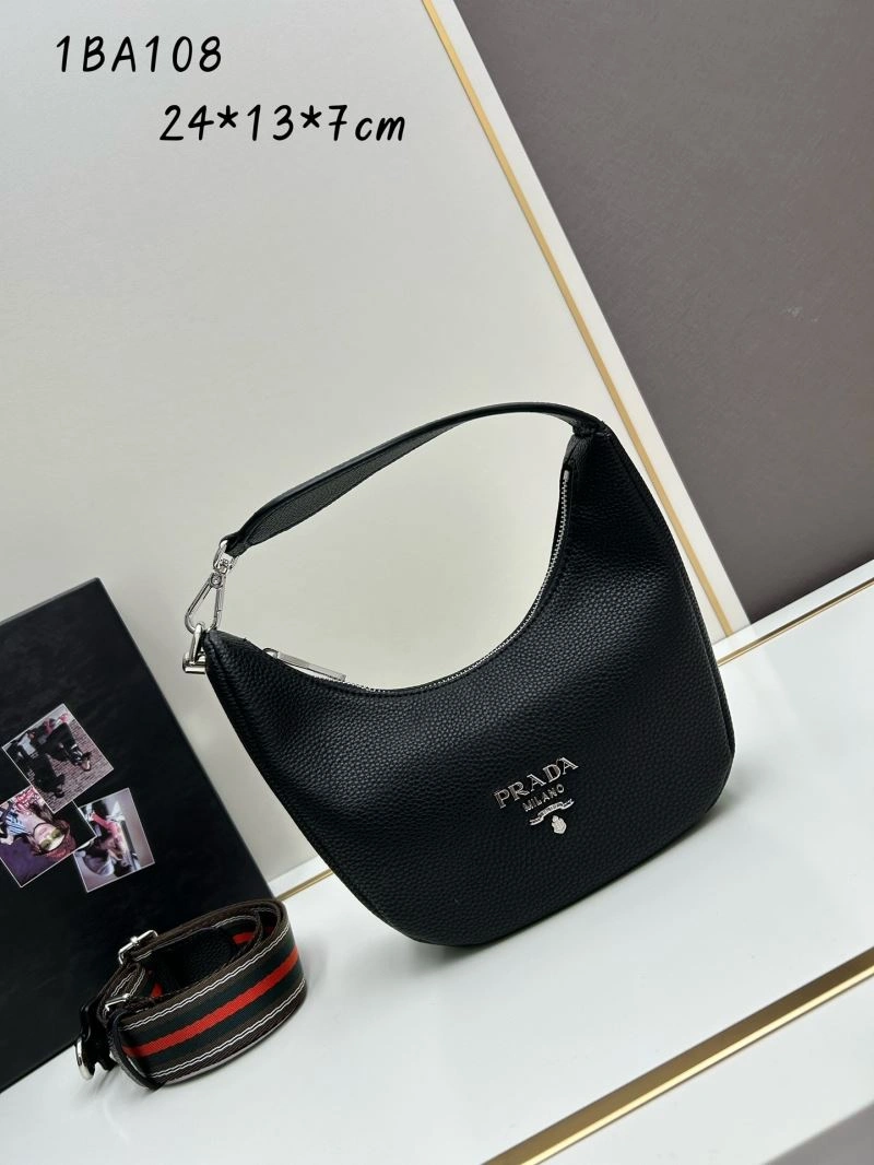 ZipUp Prada Hobo Bags 82982