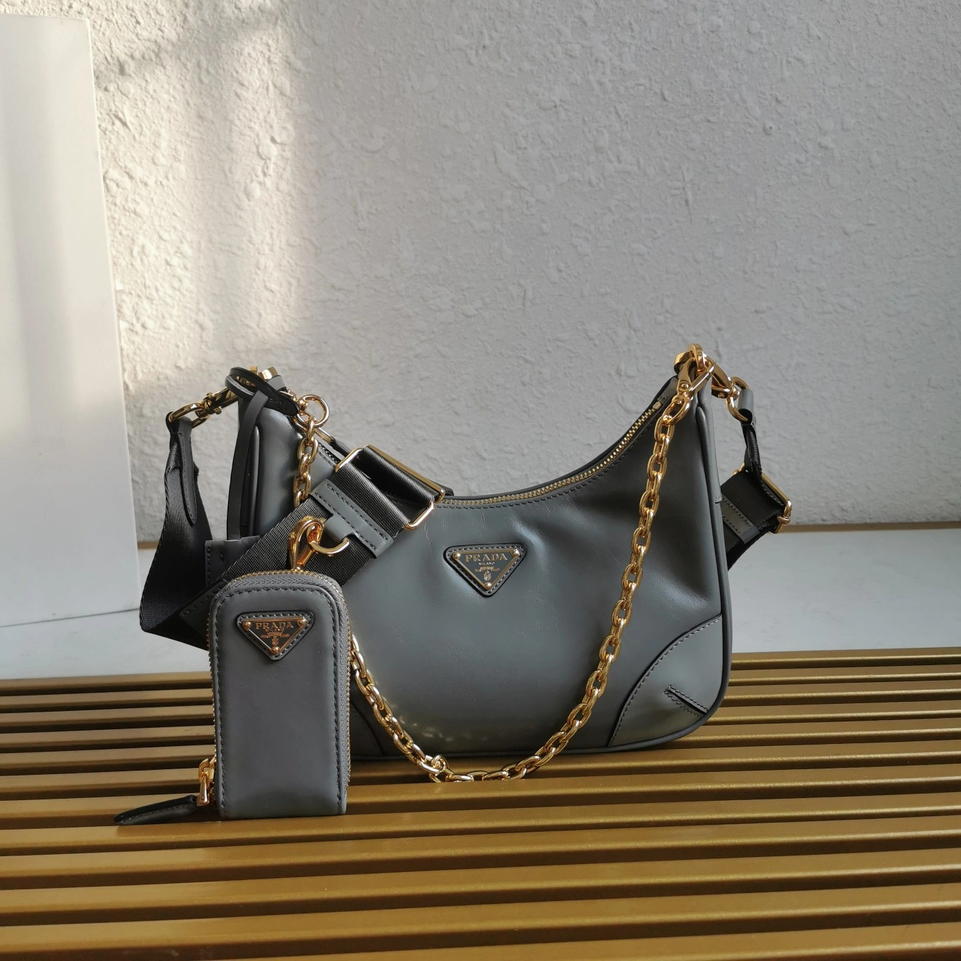 Prada Hobo Bags Refined 71584