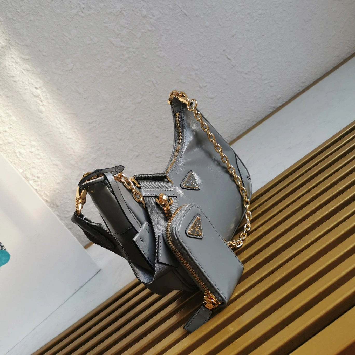Prada Hobo Bags Refined 71584