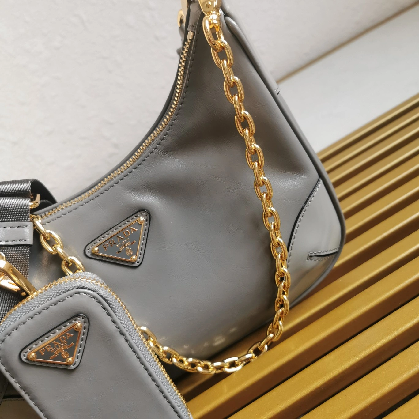 Prada Hobo Bags Refined 71584