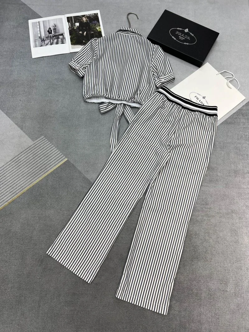 Prada Long Suits Breathable 165863