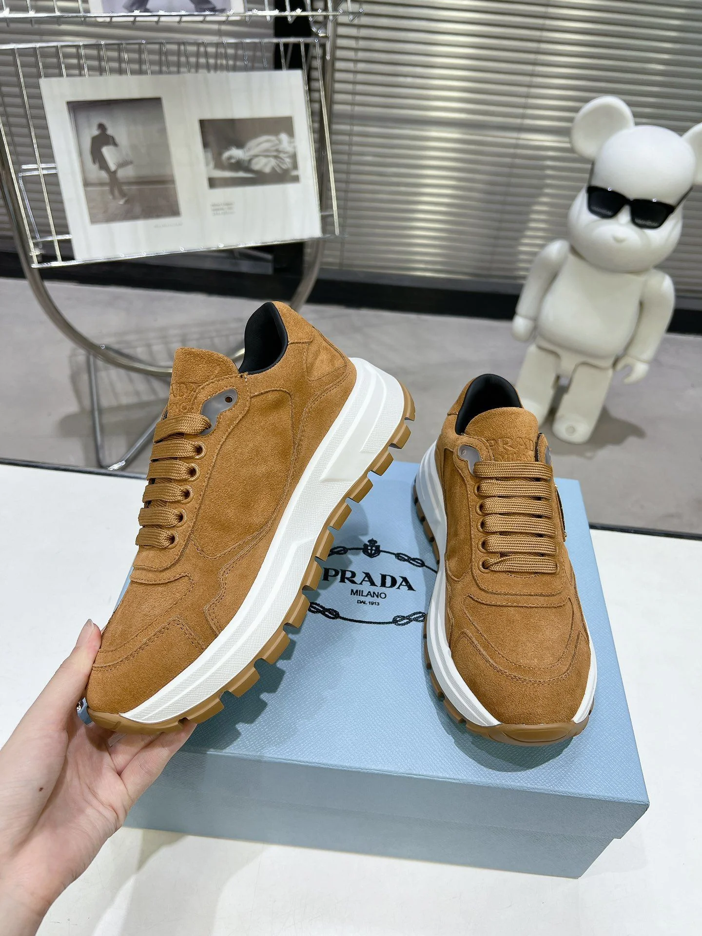 Prada Low Shoes Fashionable 34357