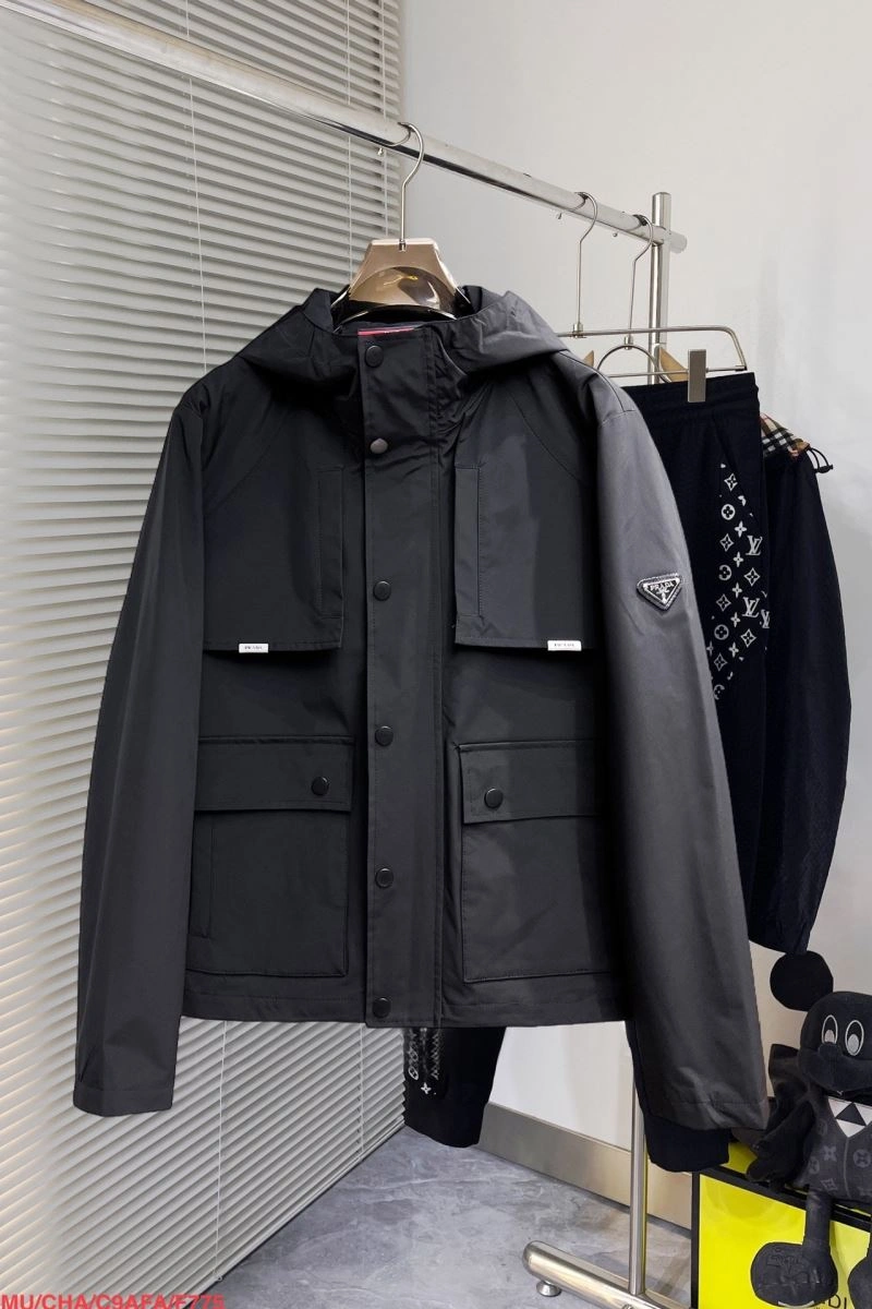 Prada Outwear Sleek 170350