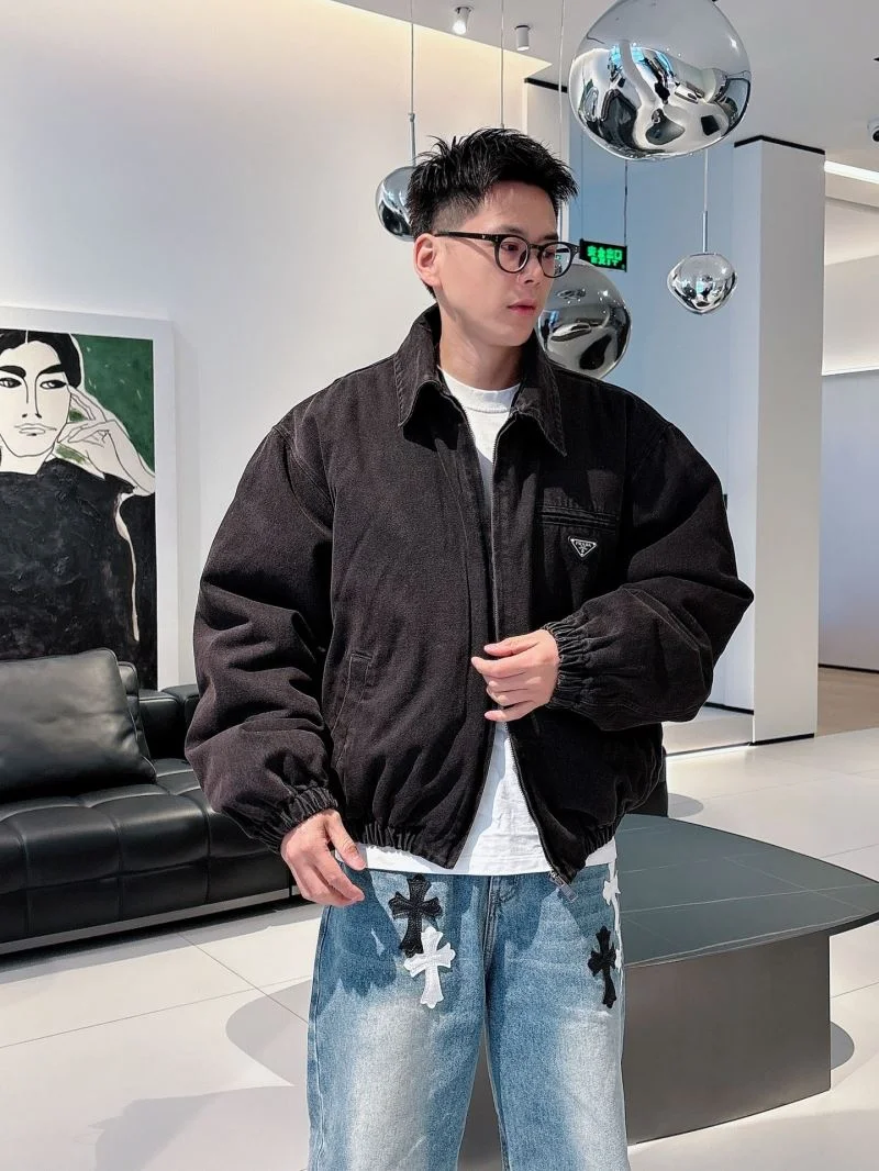 Prada Outwear Minimalist 168196