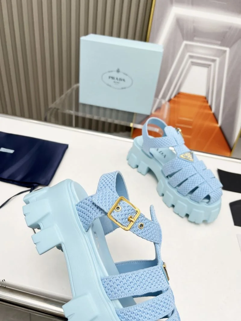 WaterResistant Prada Sandals 35004