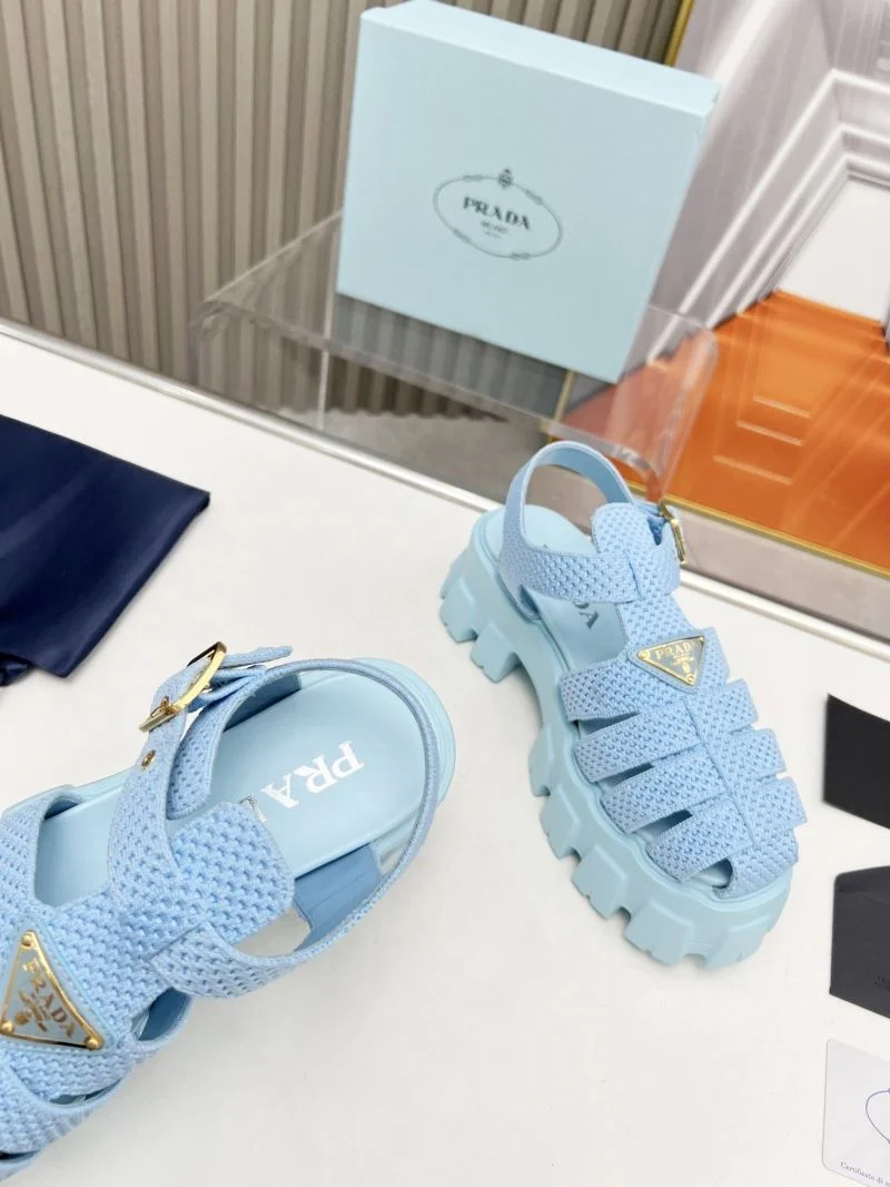 WaterResistant Prada Sandals 35004