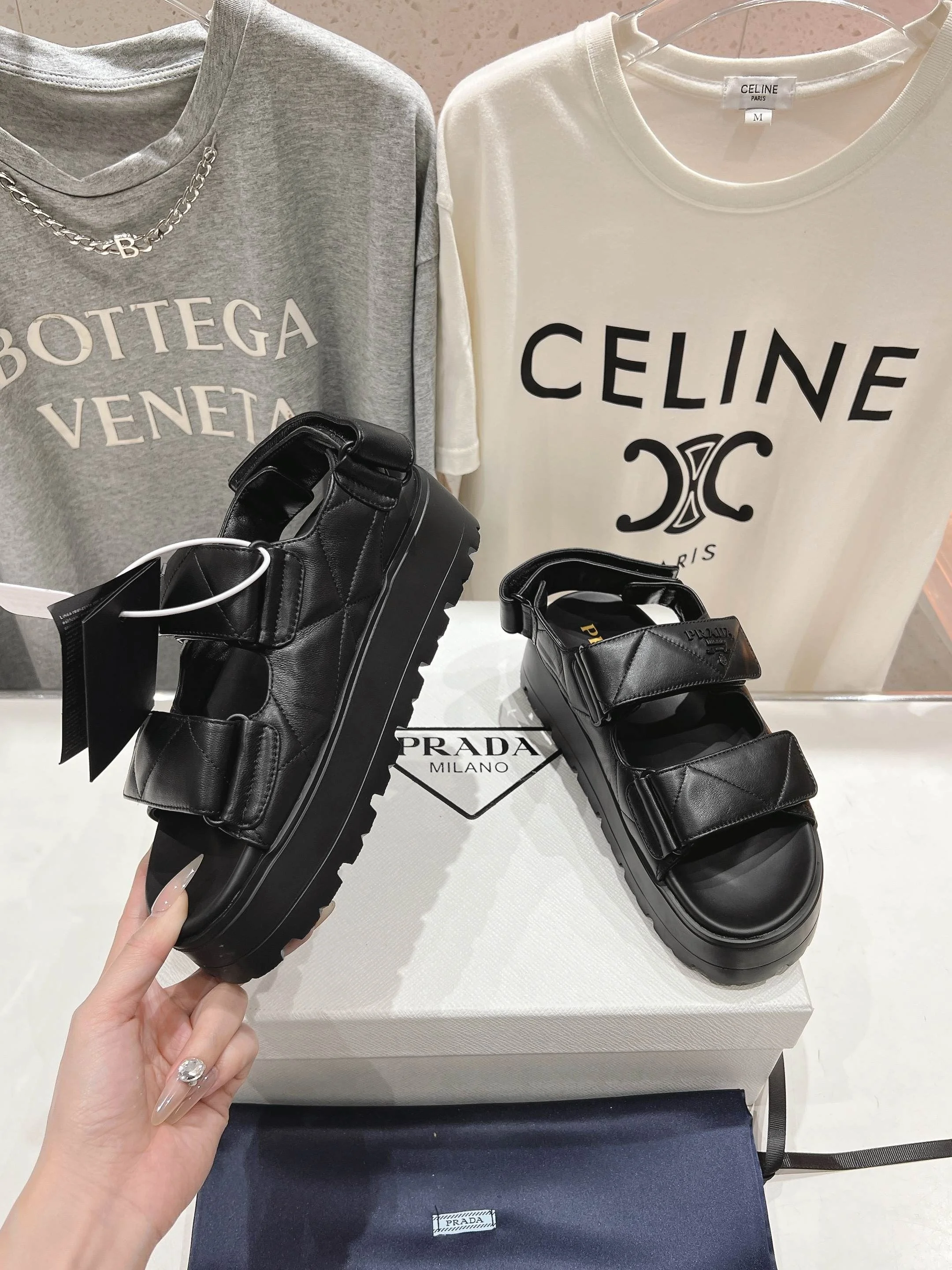 OdorResistant Prada Sandals 34129