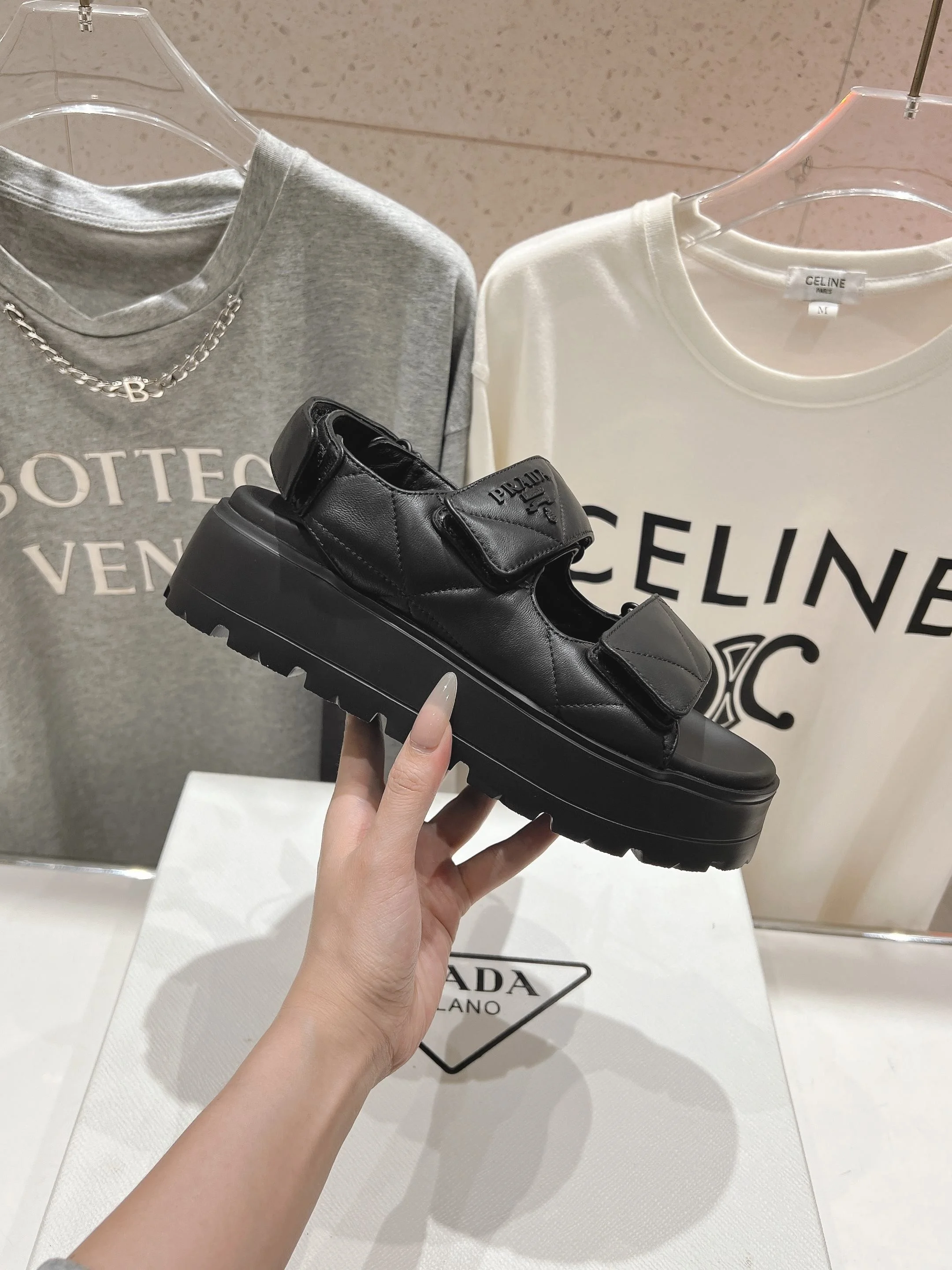 OdorResistant Prada Sandals 34129