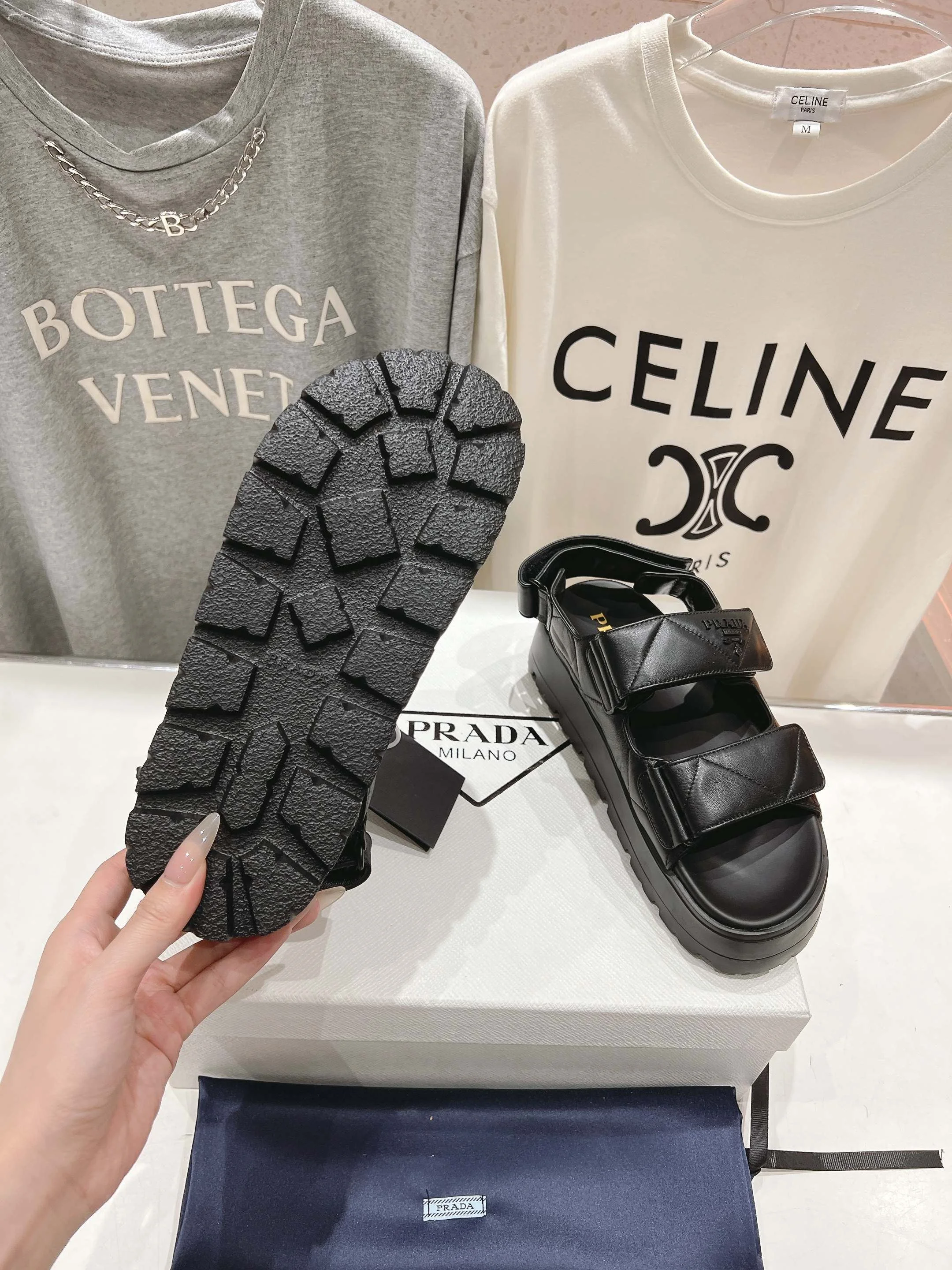 OdorResistant Prada Sandals 34129