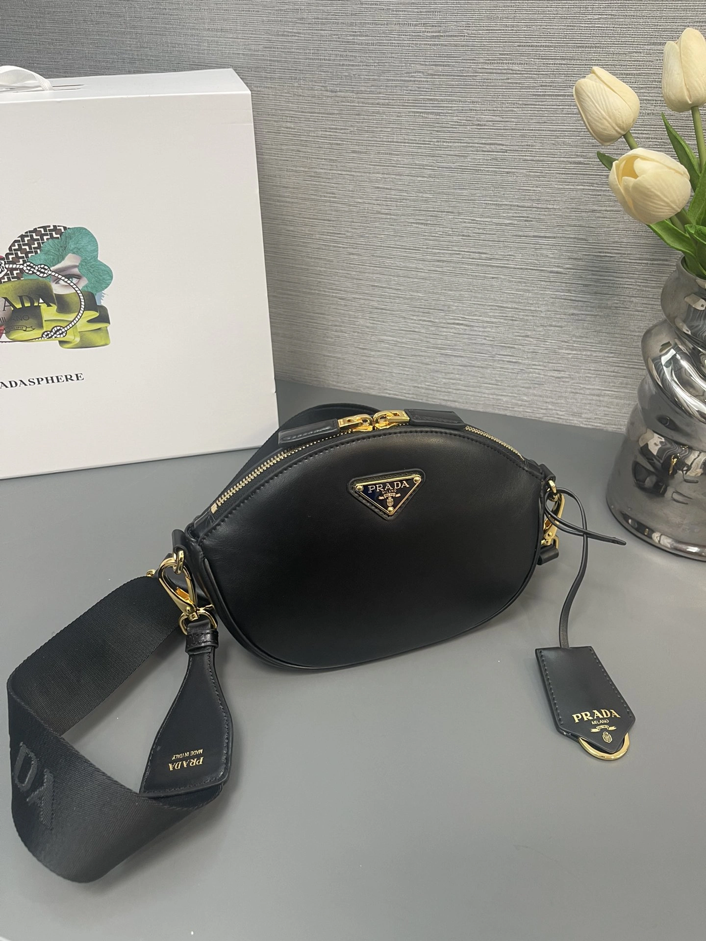 Prada Satchel Bags WrinkleFree 73683
