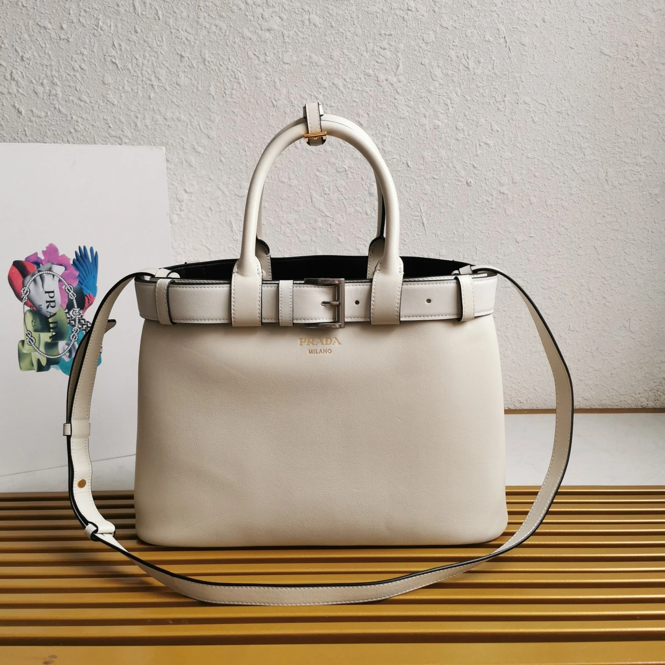 Prada Shopping Bags ZipUp 73595
