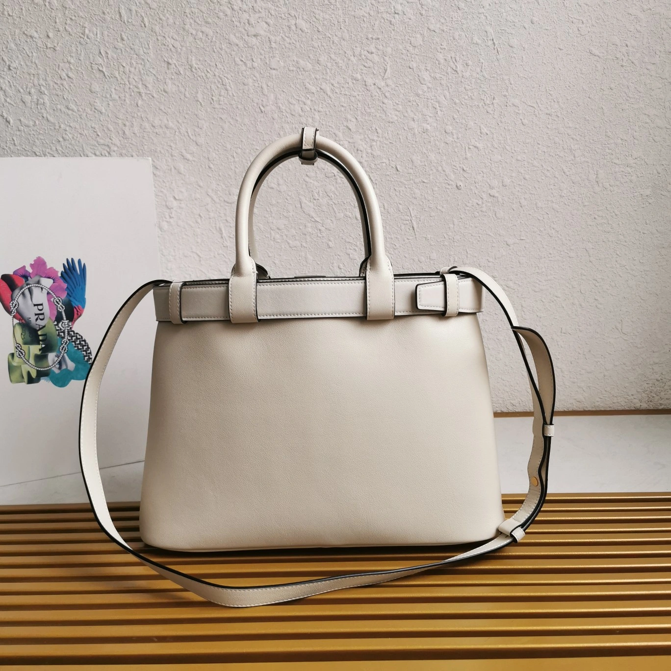 Prada Shopping Bags ZipUp 73595
