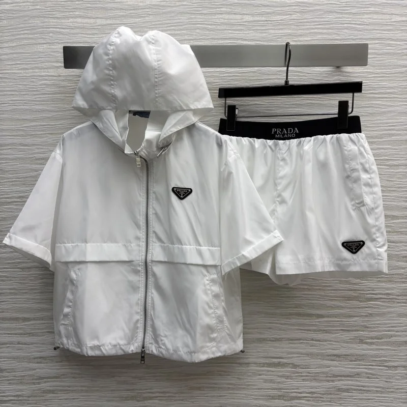 Prada Short Suits Refined 166109