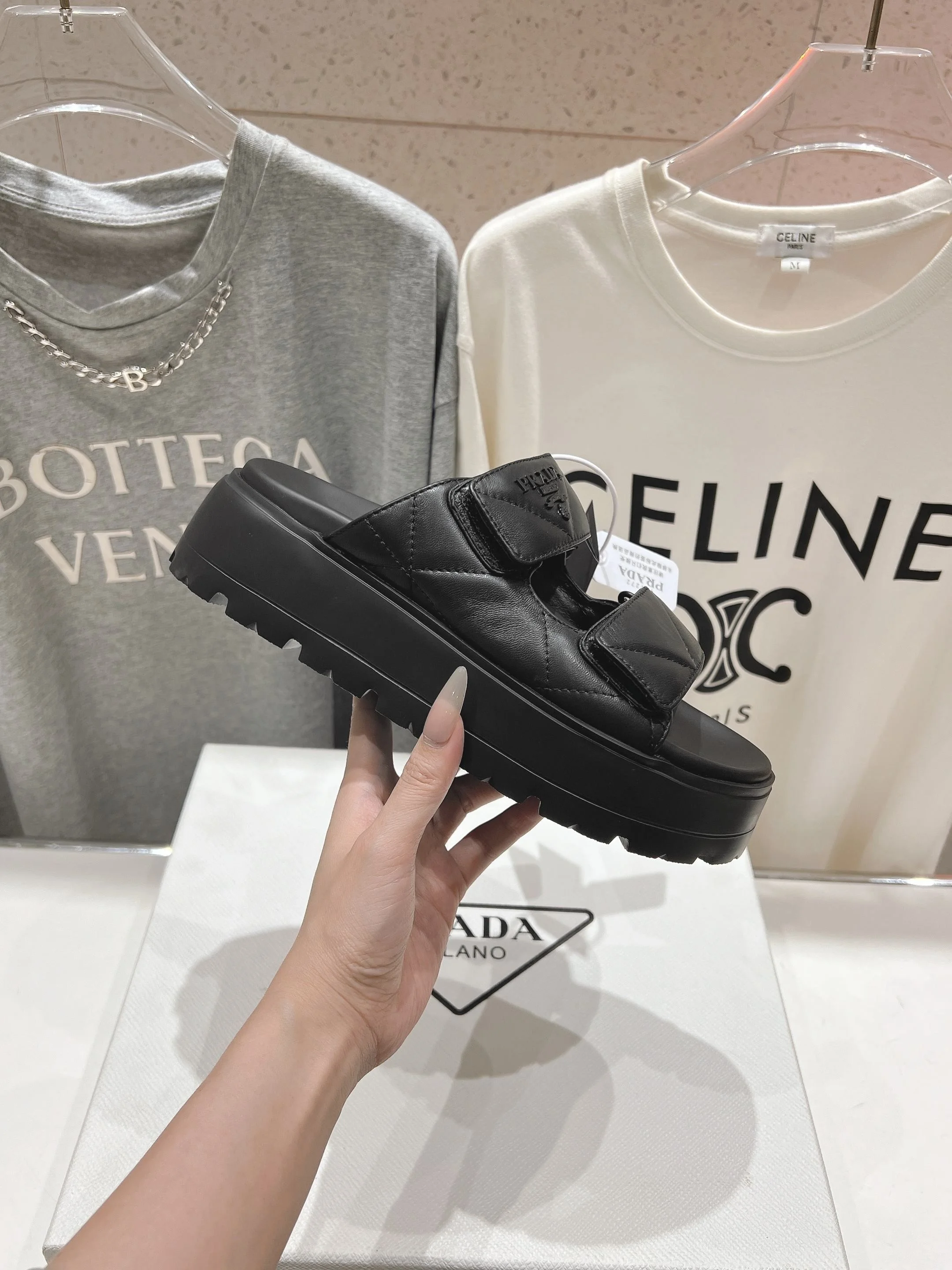 Tailored Prada Slippers 34066