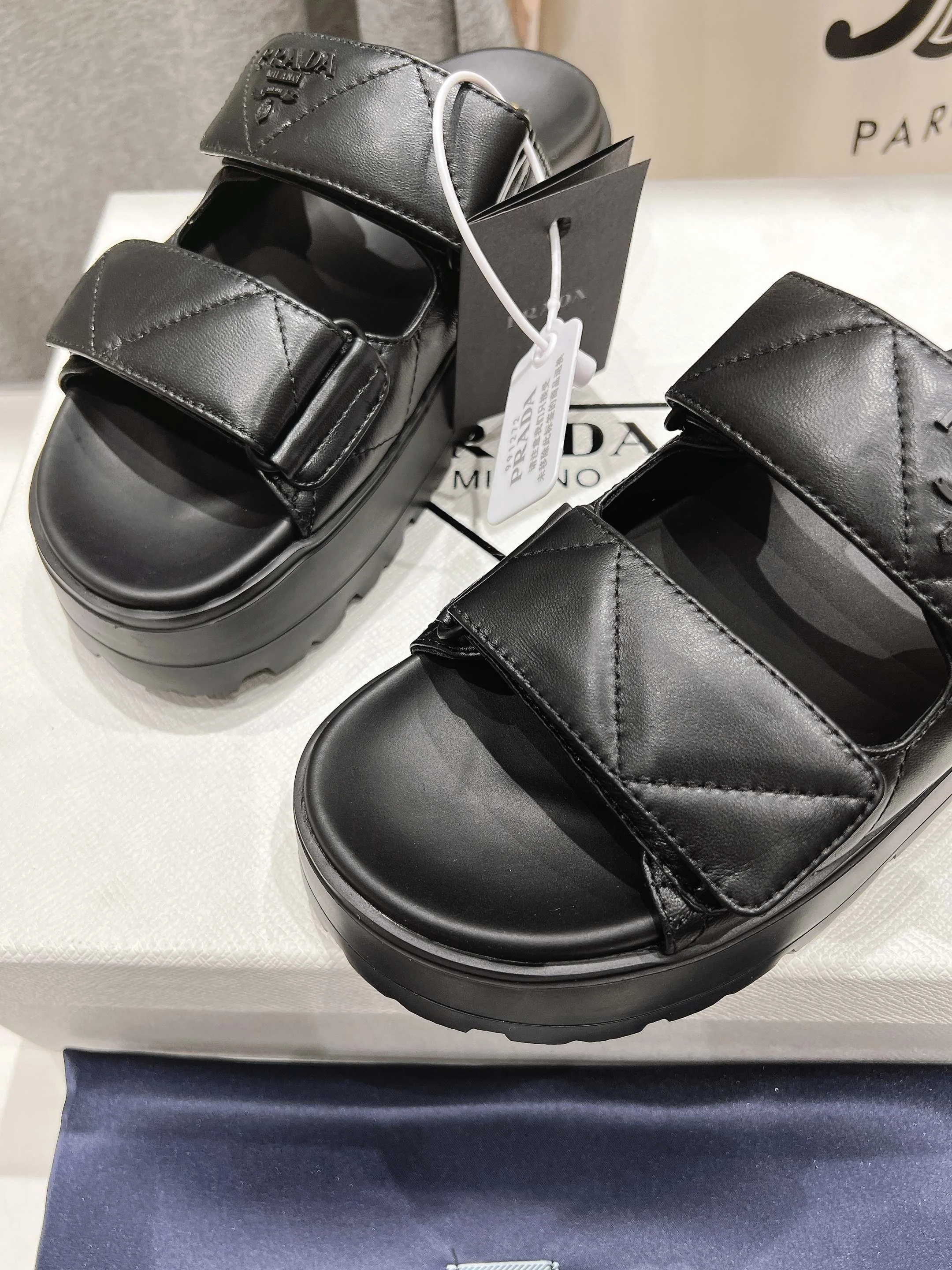 Tailored Prada Slippers 34066