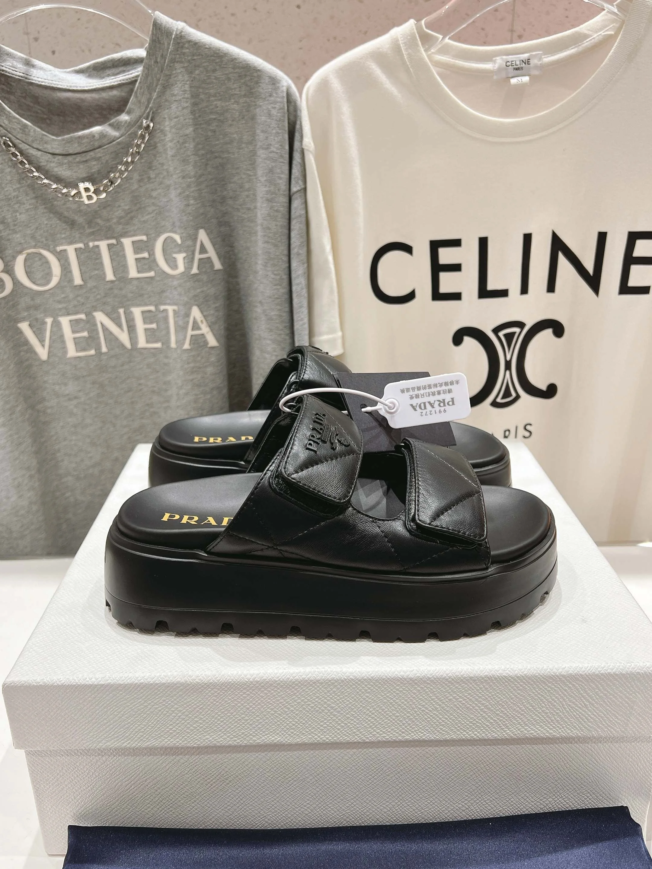 Tailored Prada Slippers 34066