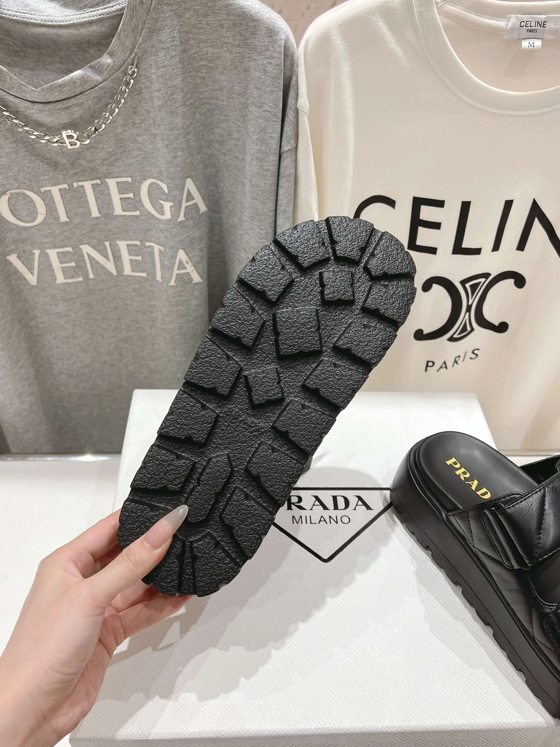 Tailored Prada Slippers 34066