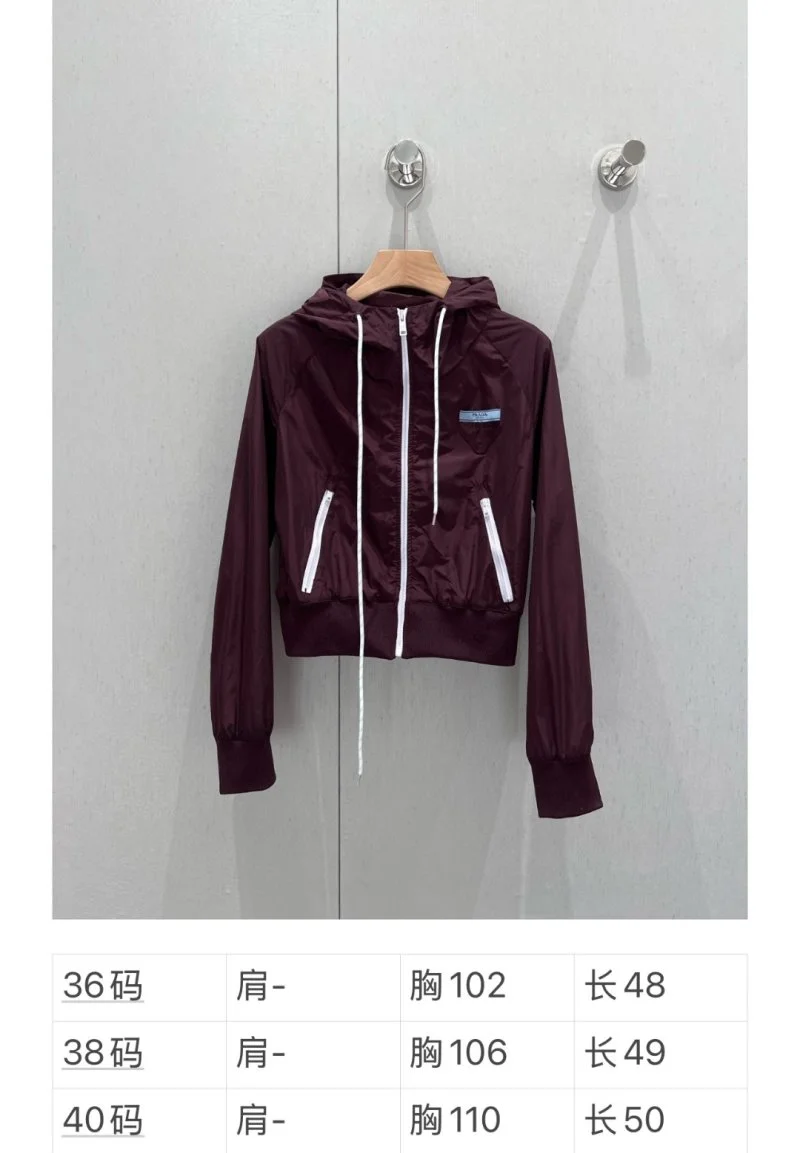 Prada Sunscreen Jacket Breathable 165852