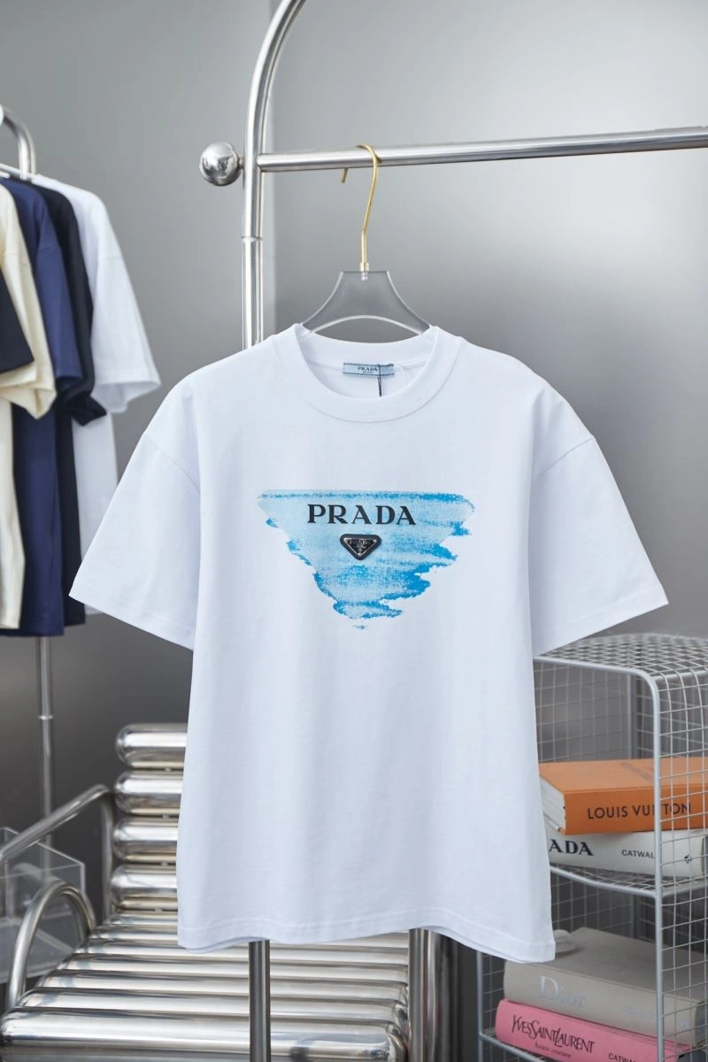 Prada T-Shirts Breathable 171389