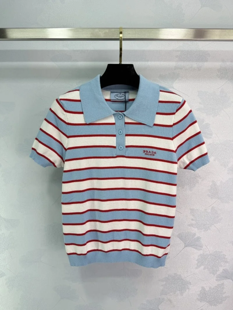 Prada T-Shirts Breathable 166086