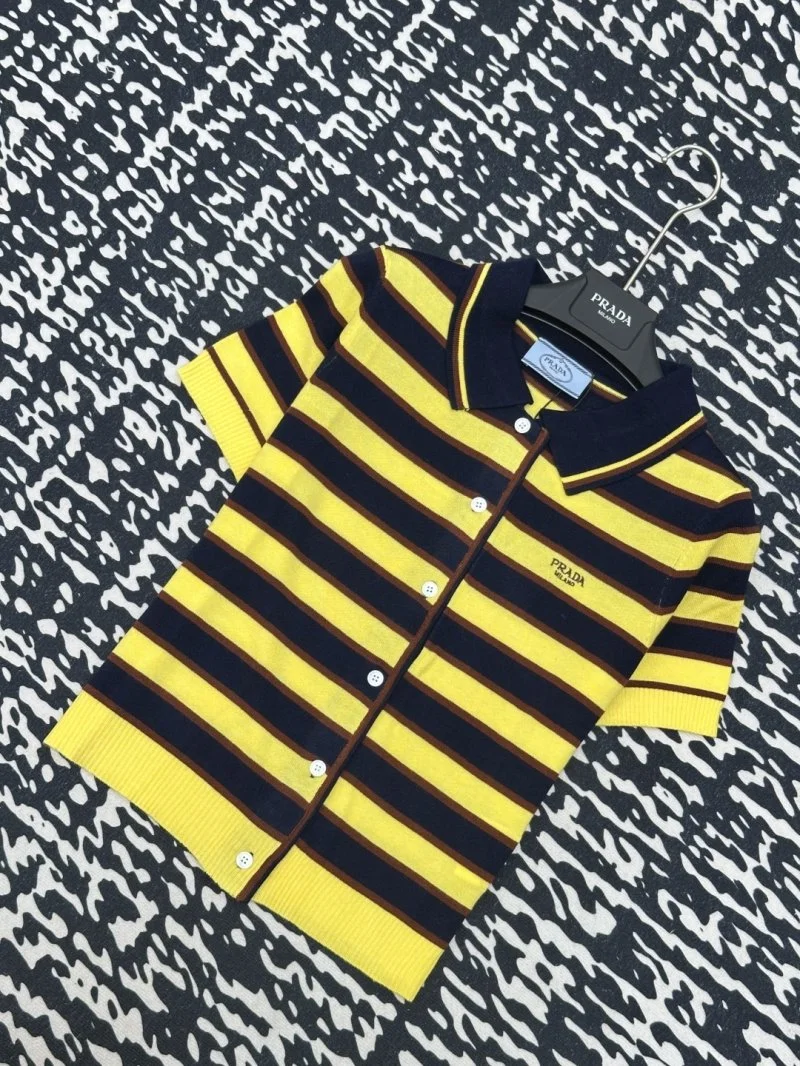 Prada T-Shirts Stretchable 165731
