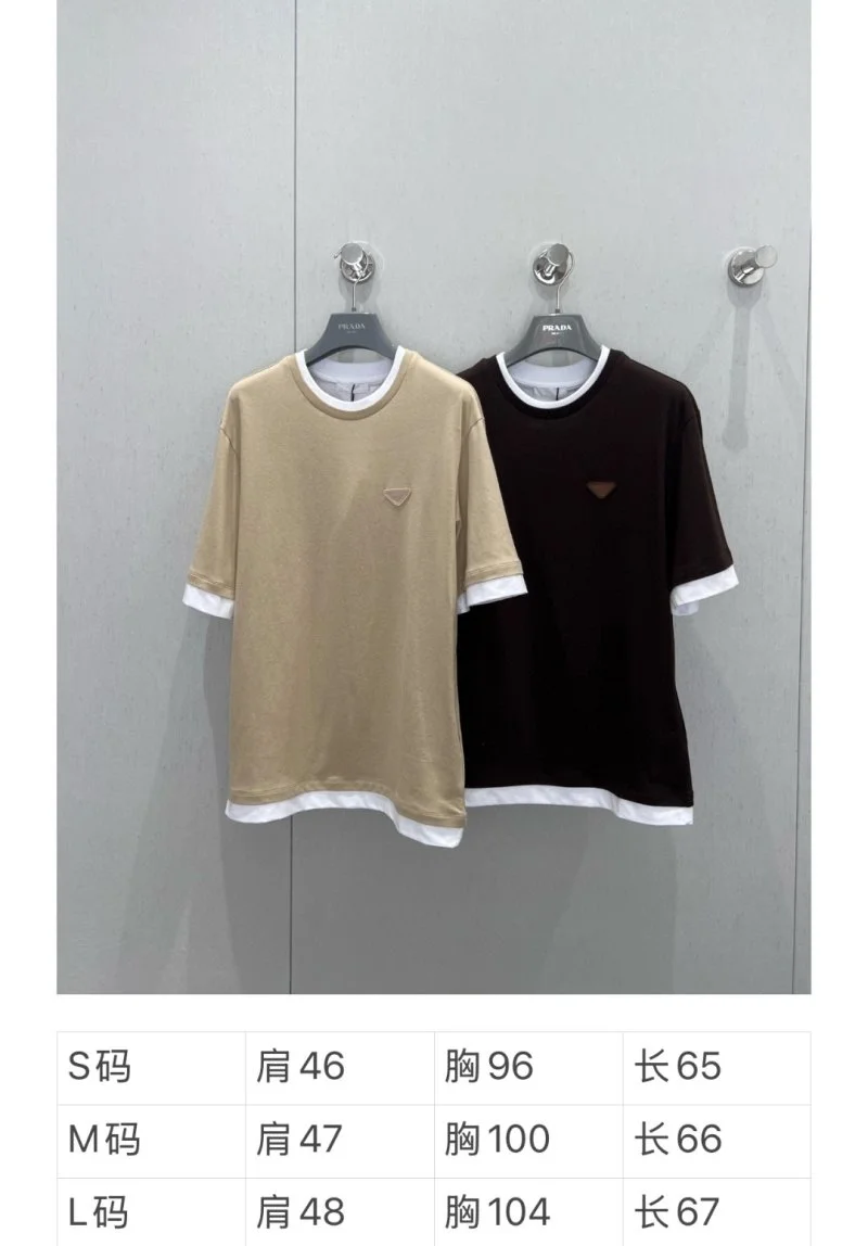 RelaxedFit Prada T-Shirts 165711