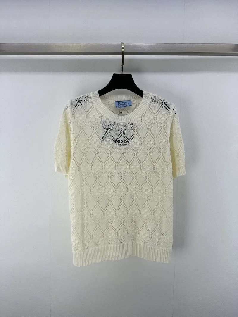 Prada T-Shirts Breathable 165714