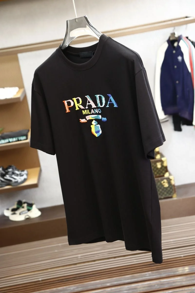 Prada T-Shirts Stretchable 167745